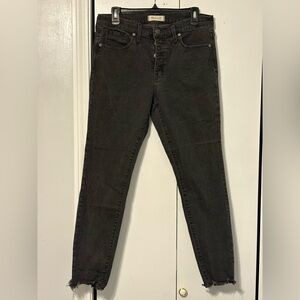 Madewell black jeans, size 31